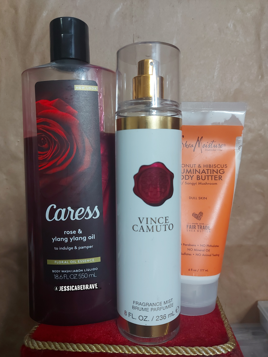 SCENT OF THE DAY: It’s The 🌹Roses And The Body Butter🌺 For Me || Caress + Shea Moisture & Vince Camuto