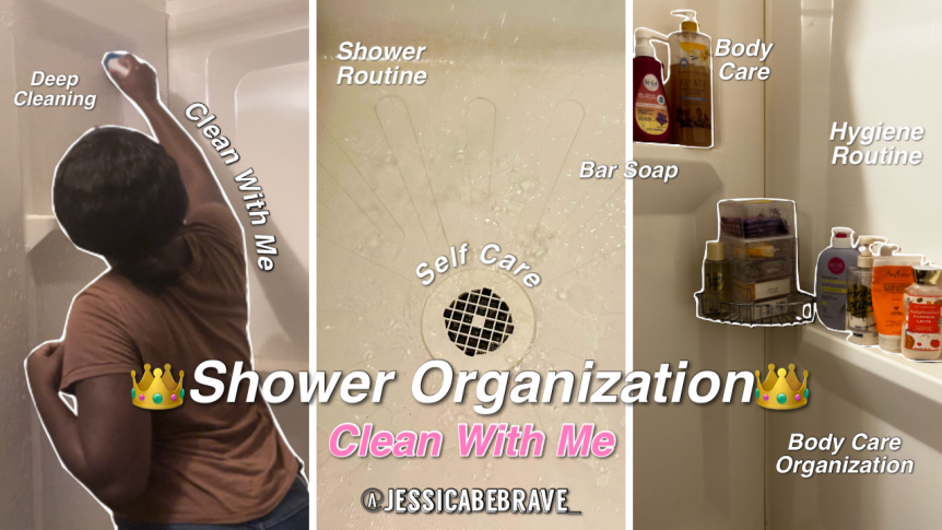 ORGANIZE + DEEP CLEAN My SHOWER With Me | BODYCare ORGANIZATION +HYGIENE | Self Care + ShowerRoutine
